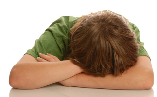 Upset child