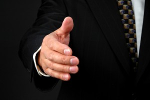 handshake proffered