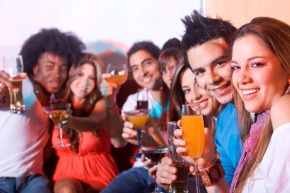 party with friends