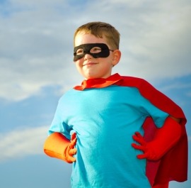child imagination hero